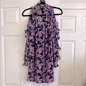 Sandro Paris silk floral dress